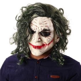 Batman Dark Knight Joker Evil Halloween Latex Mask Heath Ledger Latex Headgear