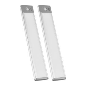 VEVOR Under Cabinet Lighting, 2 PCS, 40 LED Motion Sensor Lights, Rechargeable Battery Operated Closet Lights with Remote Control