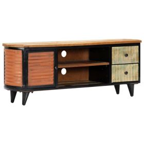 TV Cabinet Multicolor with natural wood grain
