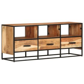 TV Cabinet Natural wood, Black