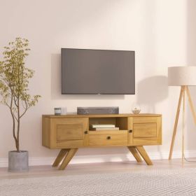 TV Cabinet Teak Solid teak wood TV Cabinet Rectangular