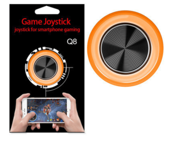 Mobile game joystick handle sucker (Option: Orange)