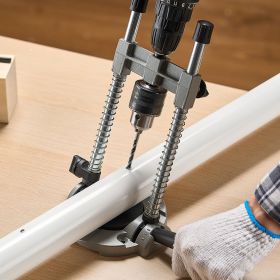 Drill Guide Multi-Angle Press Portable Precision Drilling Guide Jig Attachment (Option: Orange)