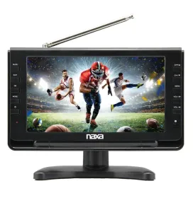 Naxa 10" Portable 12 Volt TV & Digital Multimedia Player (Option: black)